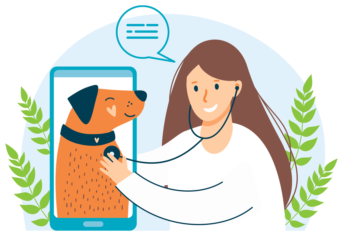 vet marketing illustration